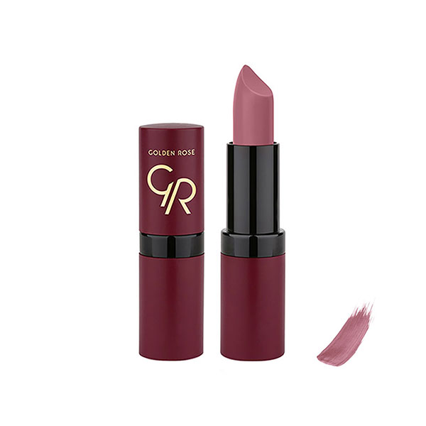 رژ لب جامد گلدن رز مدل 05 Velvet Matte