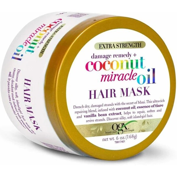 ماسک مو ترمیم کننده  او جی ایکس مدل Coconut Miracle حجم 300 میل