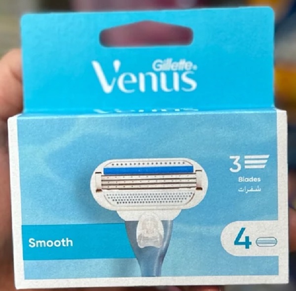 یدک خودتراش ژیلت ونوس مدل Smooth بسته 4 تایی