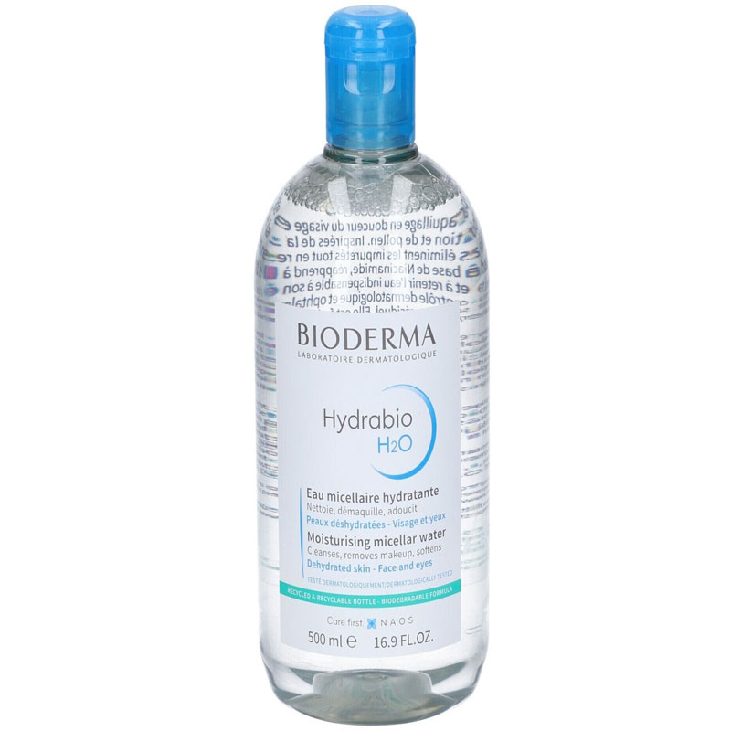 میسلار واتر آبرسان Hydrabio H2O بایودرما حجم 500 میل