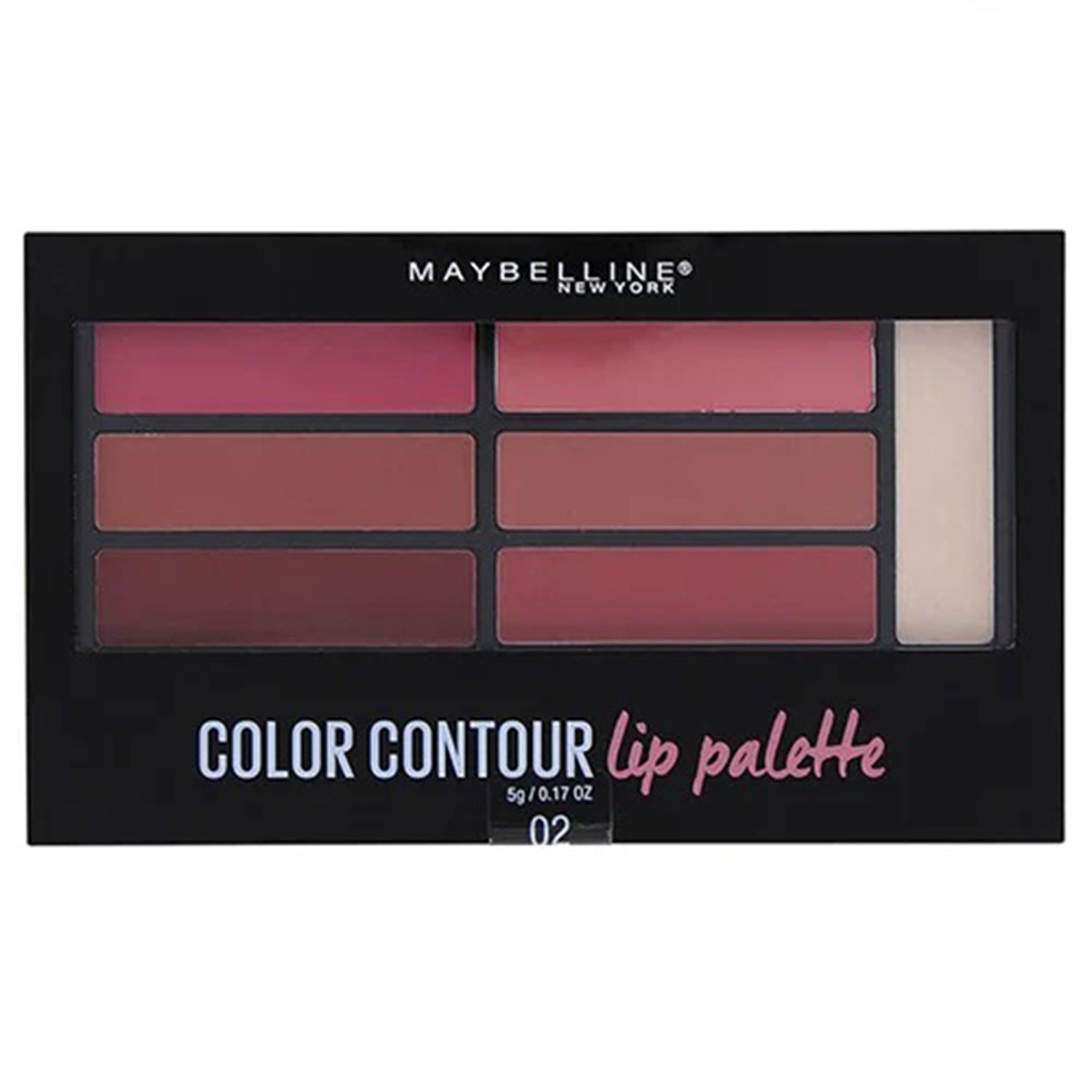 پالت رژ لب و کانتور 02 میبلین